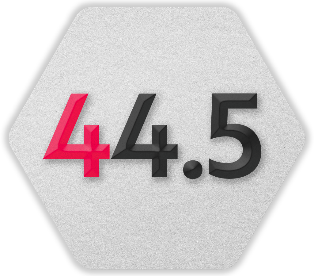 44.5