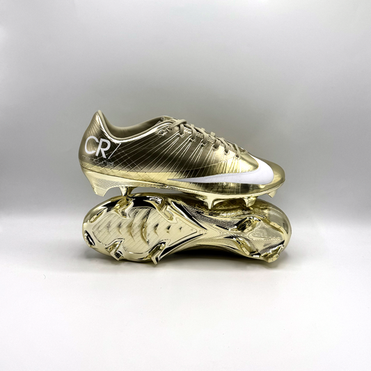 NIKE MERCURIAL SUPERFLY 1 CR7 RGN "METALLIC GOLD" ELITE FG